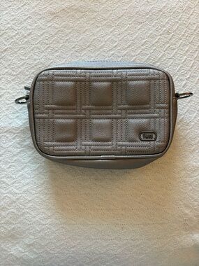 lug Mingle Metallic Pearl bag with Quilted Detail NWOT